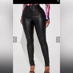 Fashion Nova Black Sammie High Rise Pants